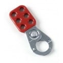 MADÍBULA DE SEGURIDAD EN ACERO, GRANDE COLOR ROJO c/ 12 unid.