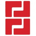 FORMA "L" COLOR ROJO  76,2 x 203 mm