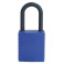 CANDADO DE SEGURIDAD BRADY "NYLON"  COLOR AZUL   pack 6 unidades