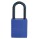 CANDADO DE SEGURIDAD BRADY "NYLON"  COLOR AZUL   pack 6 unidades