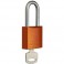 CANDADO DE SEGURIDAD BRADY "ALUMINIO" 40 mm color NARANJA c/6 unidades KD