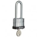 CANDADO EN ACERO LAMINADO BRADY, color NEGRO, 51 mm, pack de 6 unidades