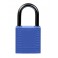 CANDADO DE SEGURIDAD BRADY "COMPACT" color AZUL, 25 mm pack 6 unidades