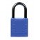 CANDADO DE SEGURIDAD BRADY "COMPACT" color AZUL, 25 mm pack 6 unidades
