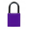 CANDADO DE SEGURIDAD BRADY "COMPACT" color VIOLETA, 25 mm pack 6 unidades