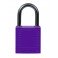 CANDADO DE SEGURIDAD BRADY "COMPACT" color VIOLETA, 25 mm pack 6 unidades