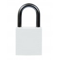 CANDADO DE SEGURIDAD BRADY "COMPACT" color BLANCO, 25 mm pack 6 unidades