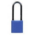 CANDADO DE SEGURIDAD BRADY "COMPACT" color AZUL, 50 mm pack 6 unidades