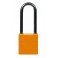 CANDADO DE SEGURIDAD BRADY "COMPACT" color NARANJA, 50 mm pack 6 unidades