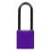 CANDADO DE SEGURIDAD BRADY "COMPACT" color VIOLETA, 50 mm pack 6 unidades