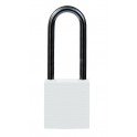 CANDADO DE SEGURIDAD BRADY "COMPACT" color BLANCO, 50 mm pack 6 unidades