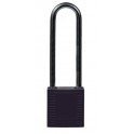 CANDADO DE SEGURIDAD BRADY "COMPACT" color NEGRO, 75 mm pack 6 unidades
