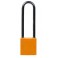 CANDADO DE SEGURIDAD BRADY "COMPACT" color NARANJA, 75 mm pack 6 unidades